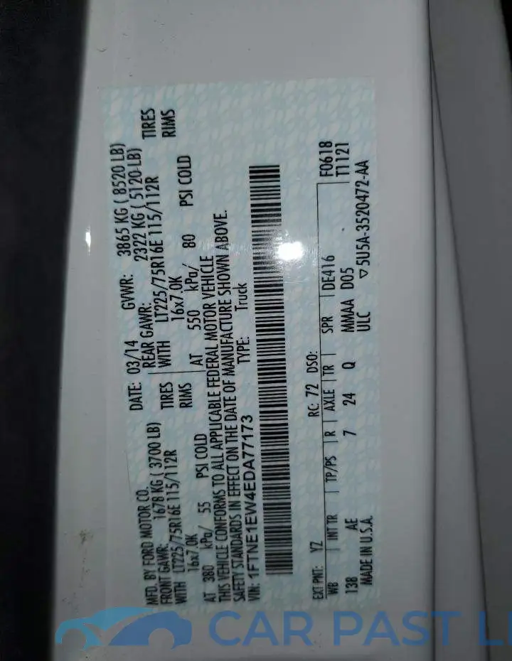 1FTNE1EW4EDA77173# 13