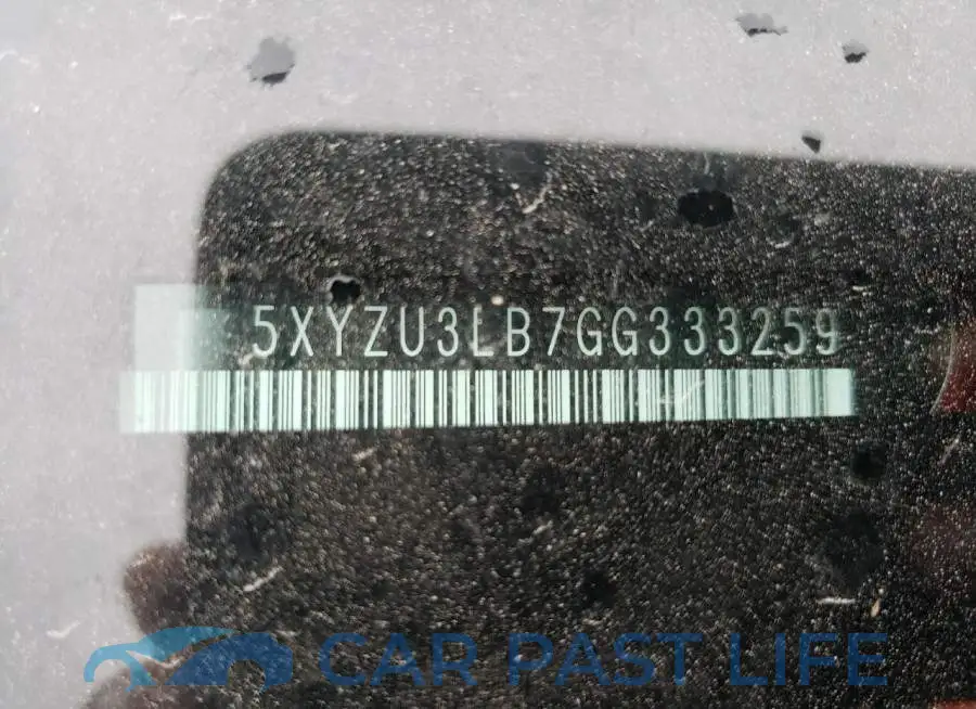 5XYZU3LB7GG333259# 13