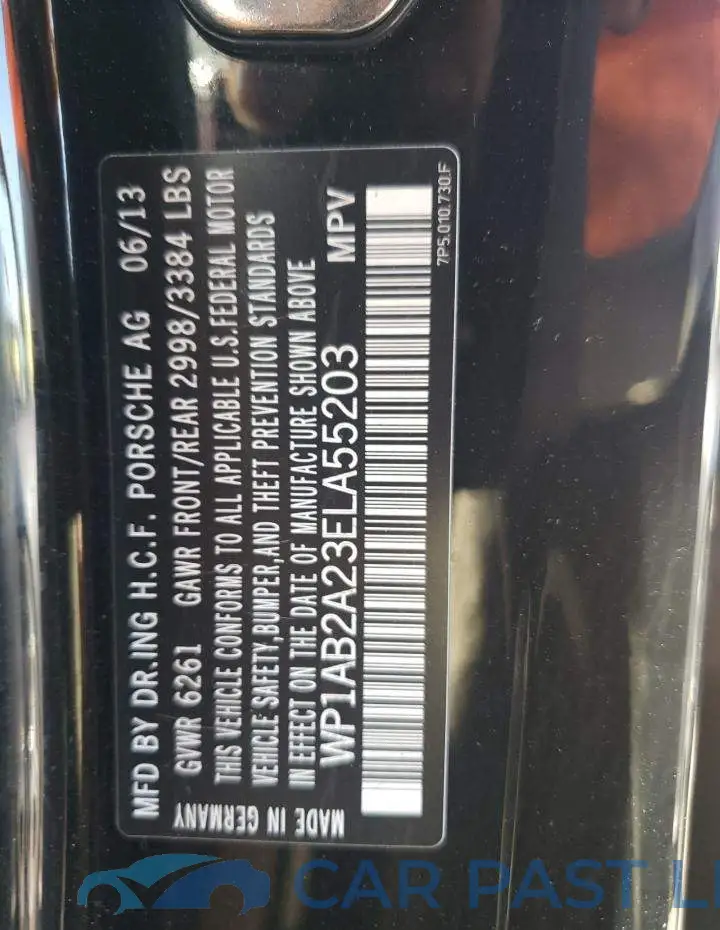WP1AB2A23ELA55203# 13