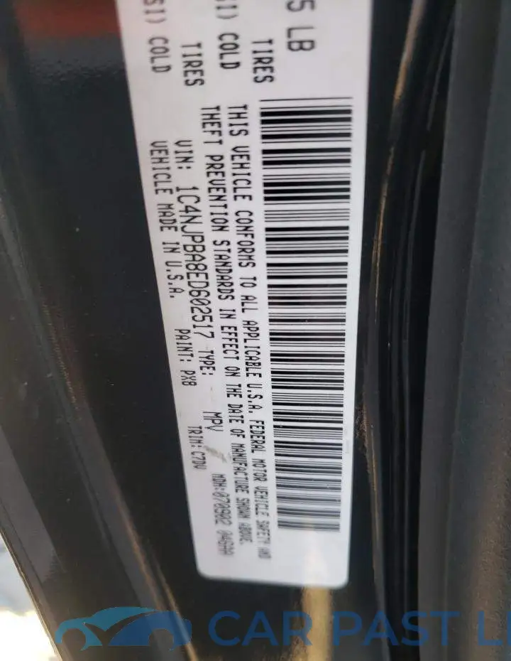 1C4NJPBA8ED602517# 13