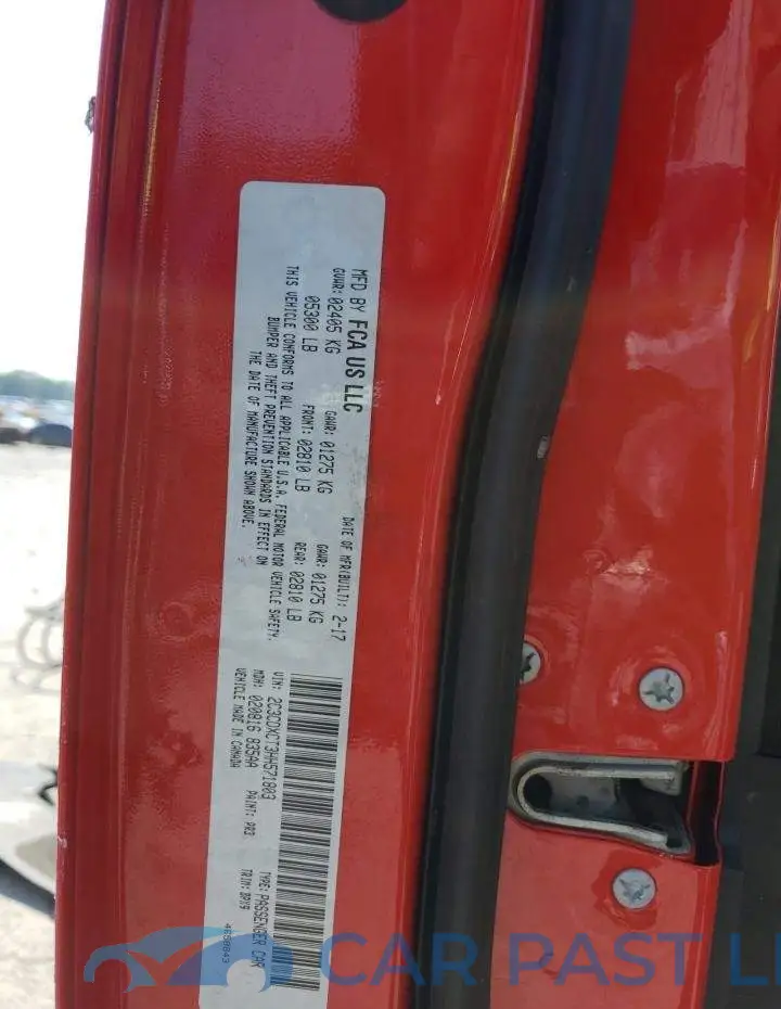 2C3CDXCT3HH571803# 13