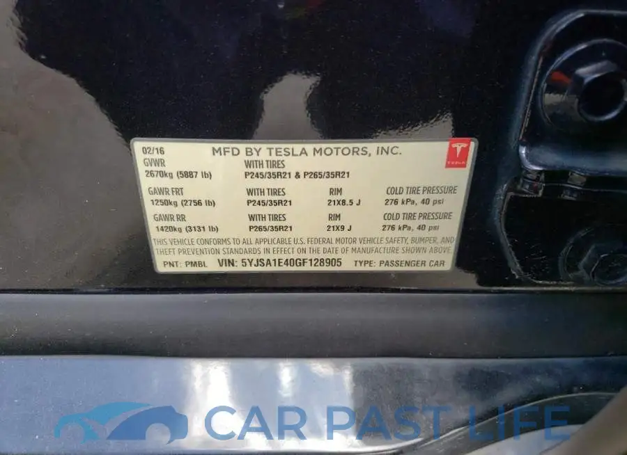 5YJSA1E40GF128905# 10