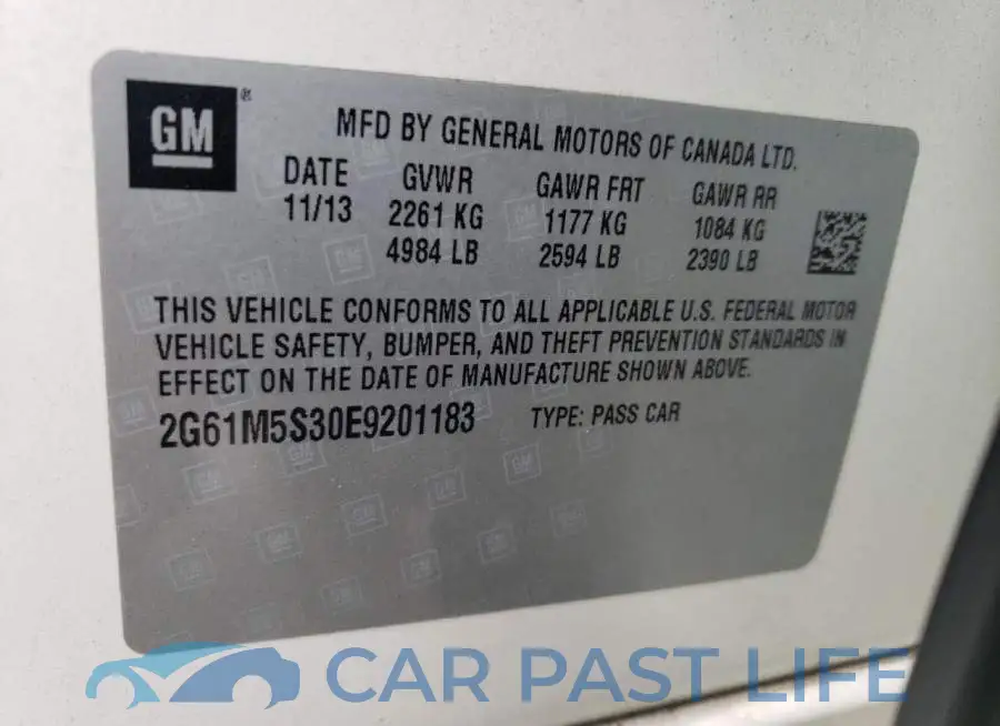 2G61M5S30E9201183# 12