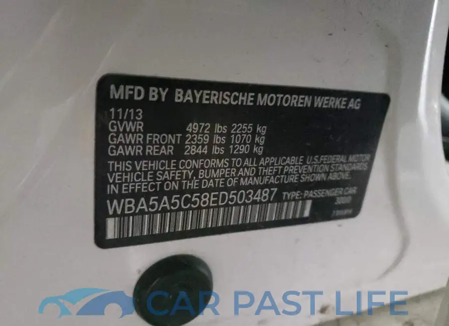 WBA5A5C58ED503487# 12