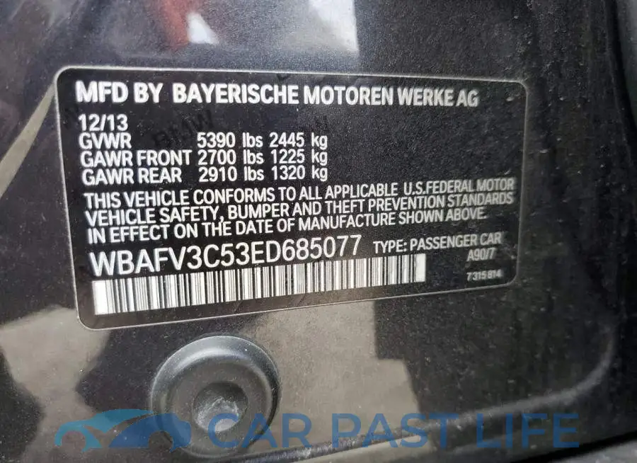 WBAFV3C53ED685077# 13