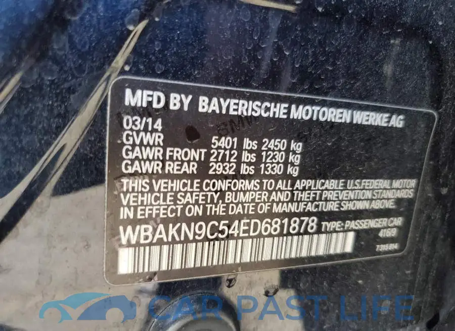 WBAKN9C54ED681878# 12