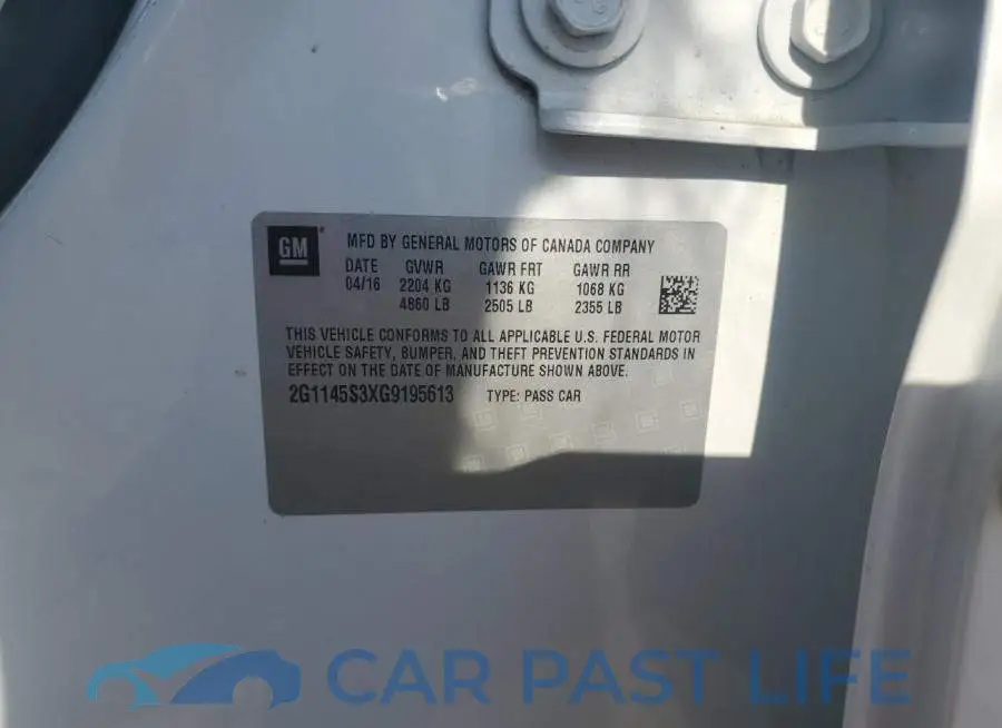 2G1145S3XG9195613# 12