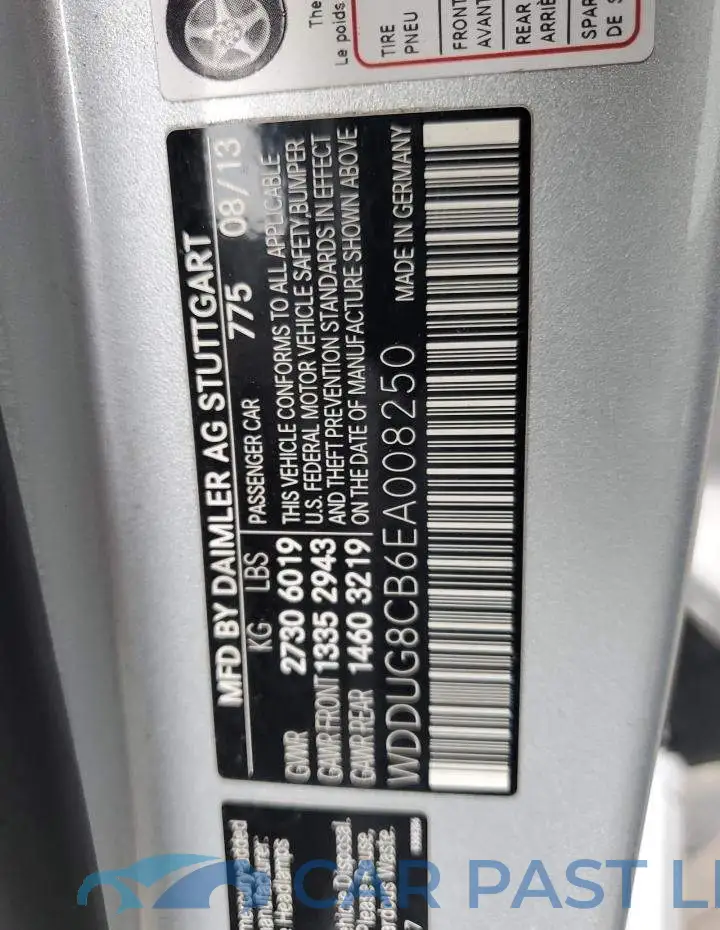 WDDUG8CB6EA008250# 12