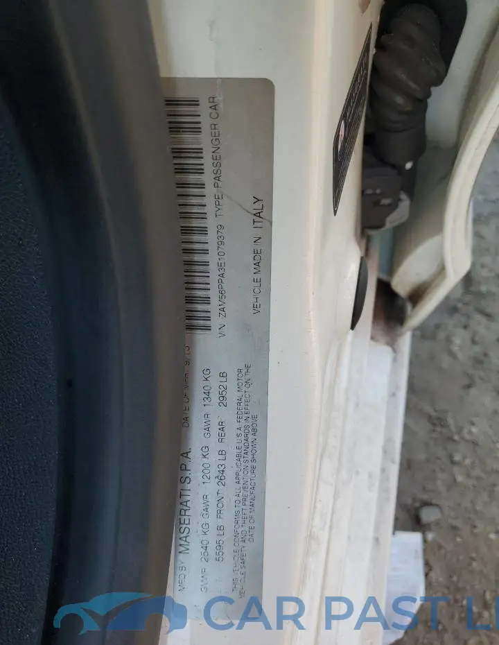 ZAM56PPA3E1079379# 12