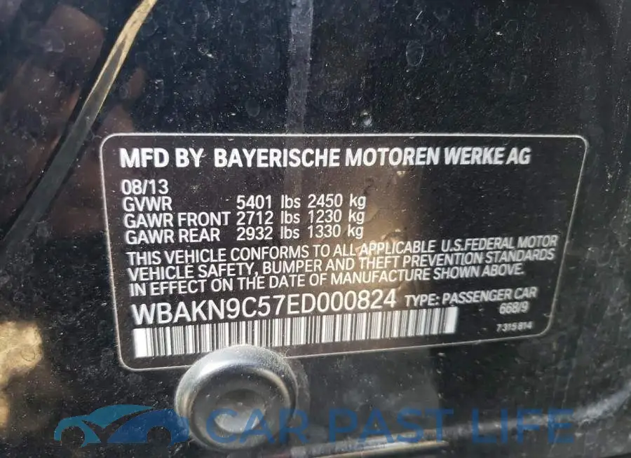 WBAKN9C57ED000824# 12