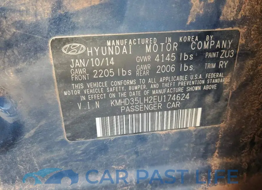 KMHD35LH2EU174624# 12