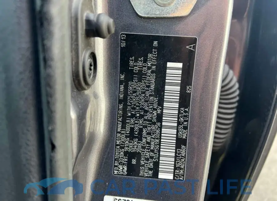 5TDJY5G19ES096756# 10