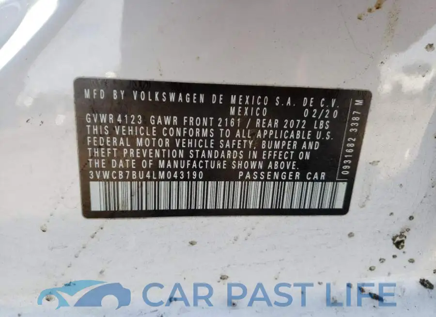 3VWCB7BU4LM043190# 12