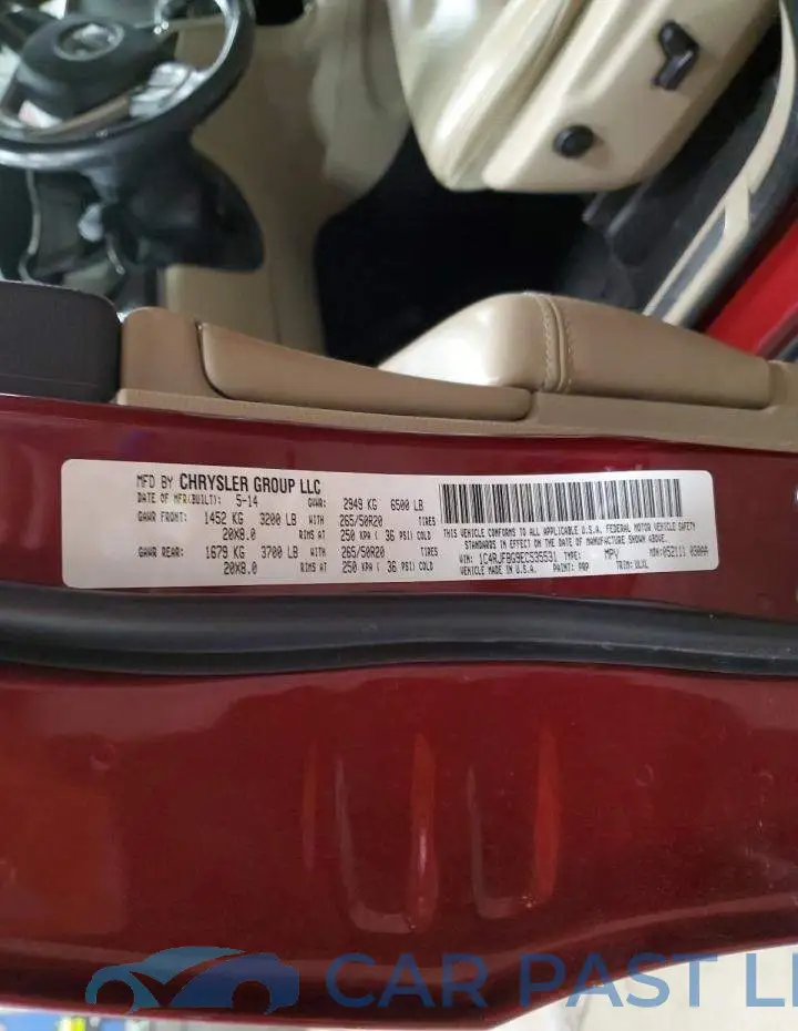 1C4RJFBG9EC535531# 13