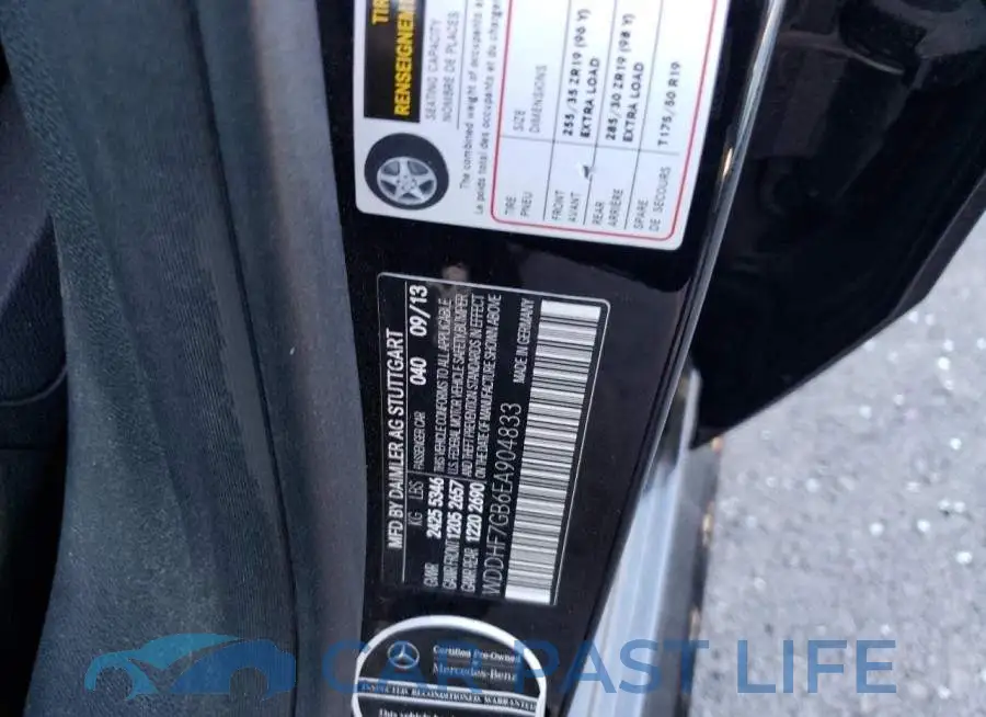 WDDHF7GB6EA904833# 12