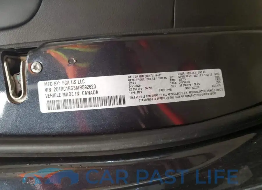 2C4RC1BG3MR592620# 13