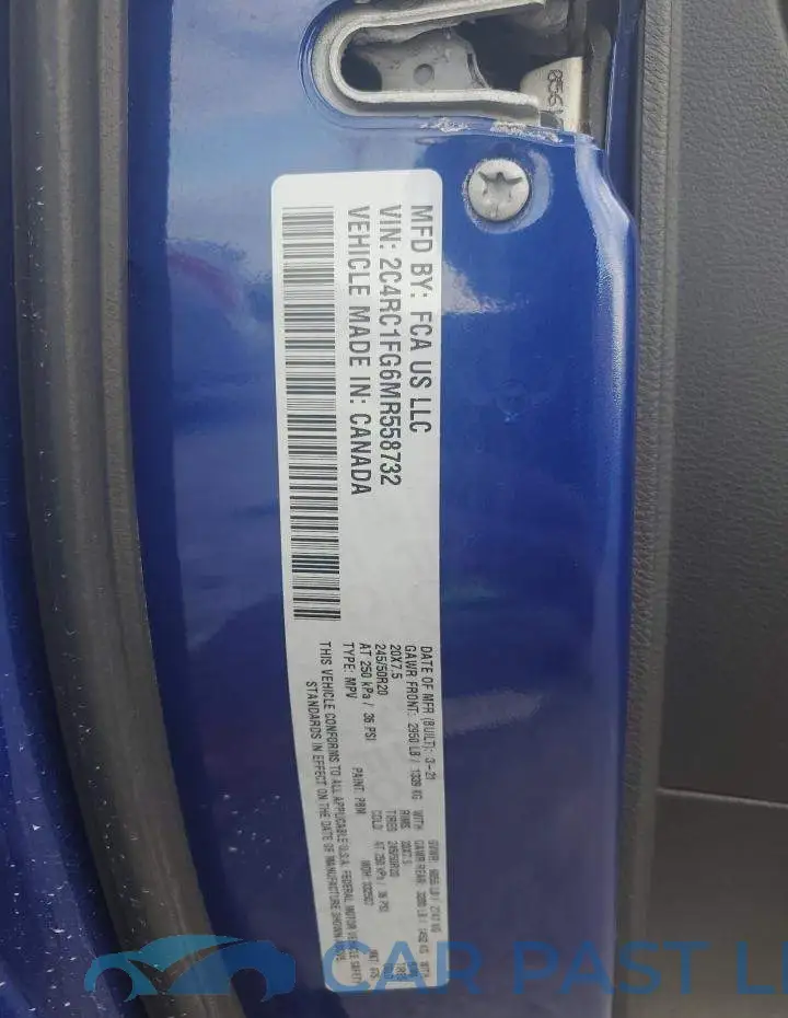 2C4RC1FG6MR558732# 13