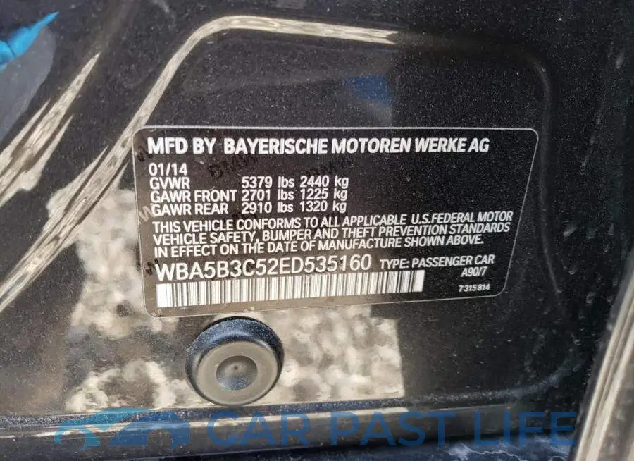 WBA5B3C52ED535160# 12