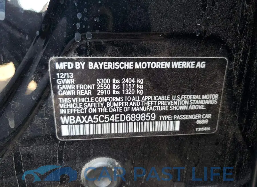 WBAXA5C54ED689859# 12