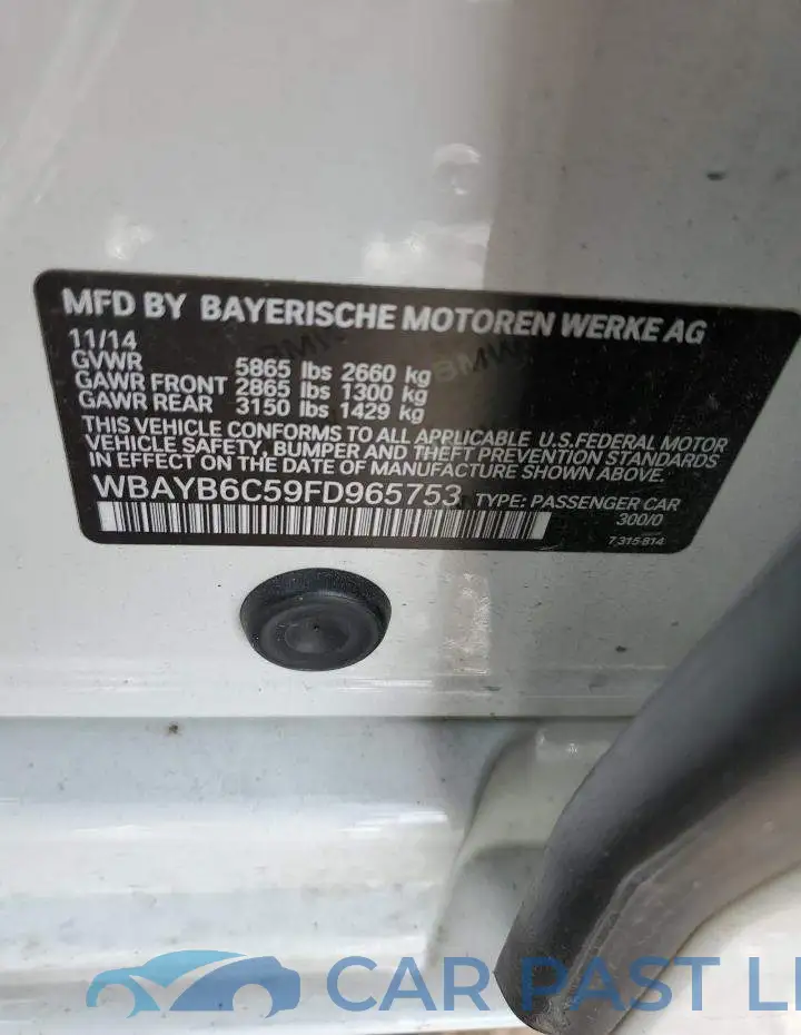 WBAYB6C59FD965753# 12