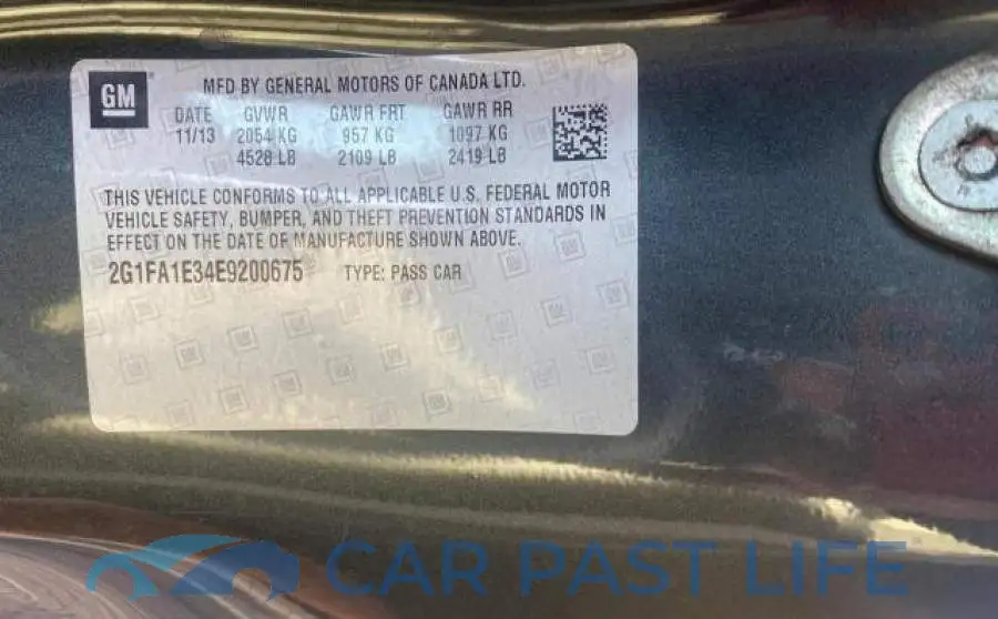 2G1FA1E34E9200675# 10