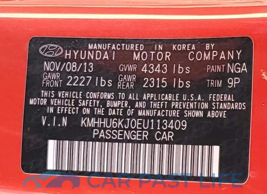 KMHHU6KJ0EU113409# 12