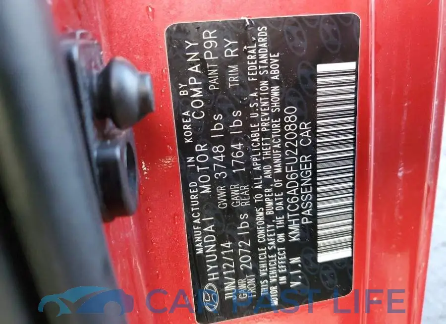 KMHTC6AD6FU220880# 12
