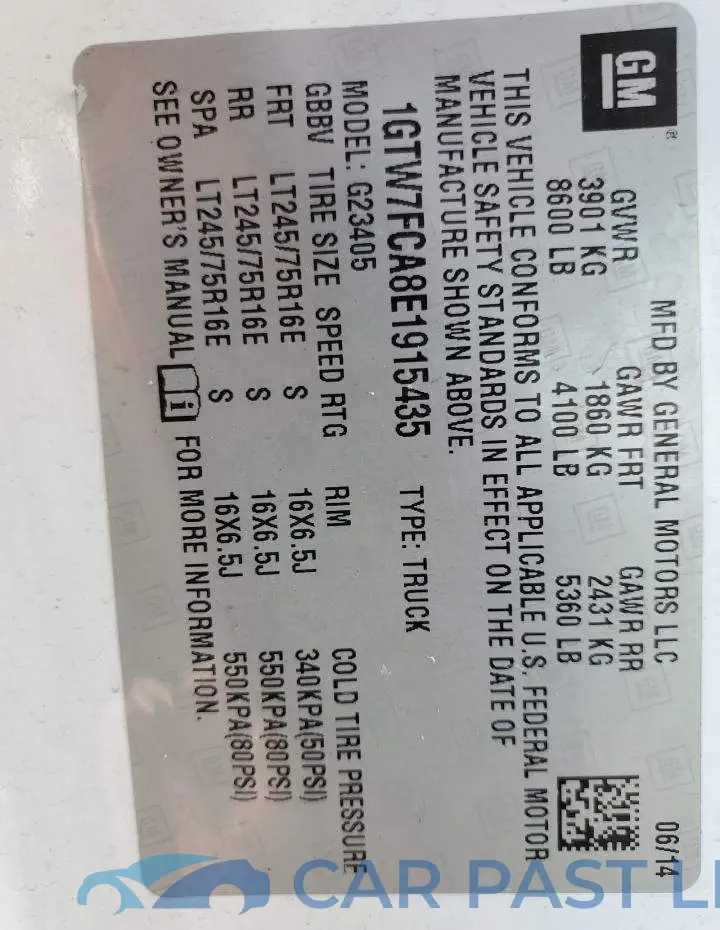 1GTW7FCA8E1915435# 13
