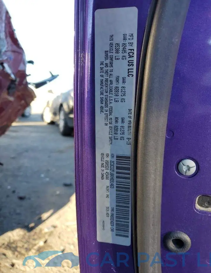 2C3CDZFJ6KH691463# 12