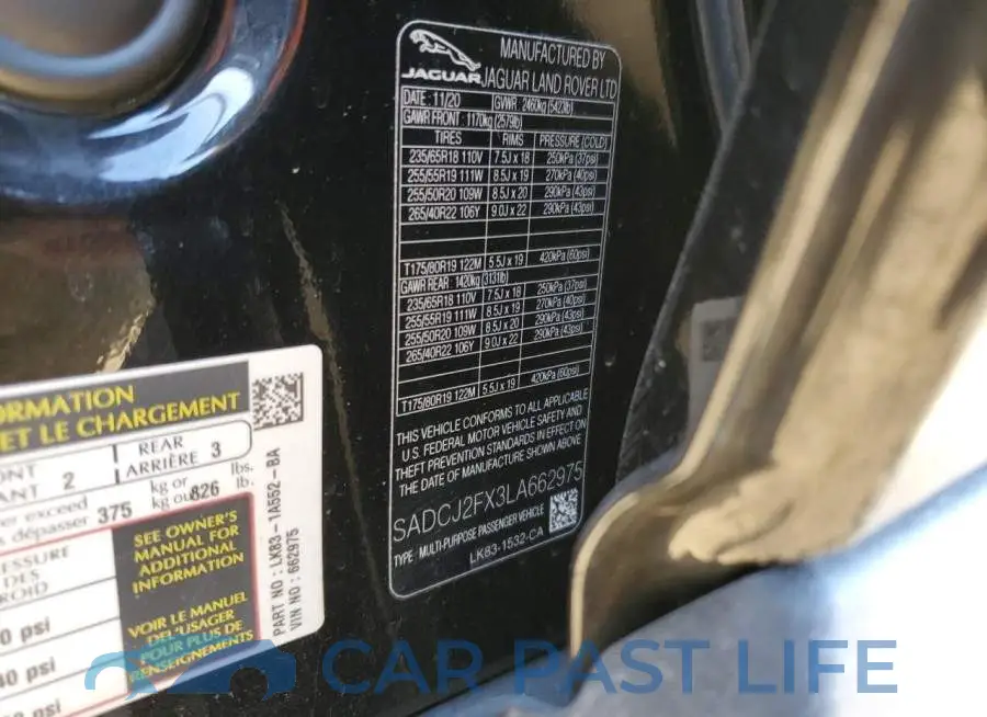 SADCJ2FX3LA662975# 12