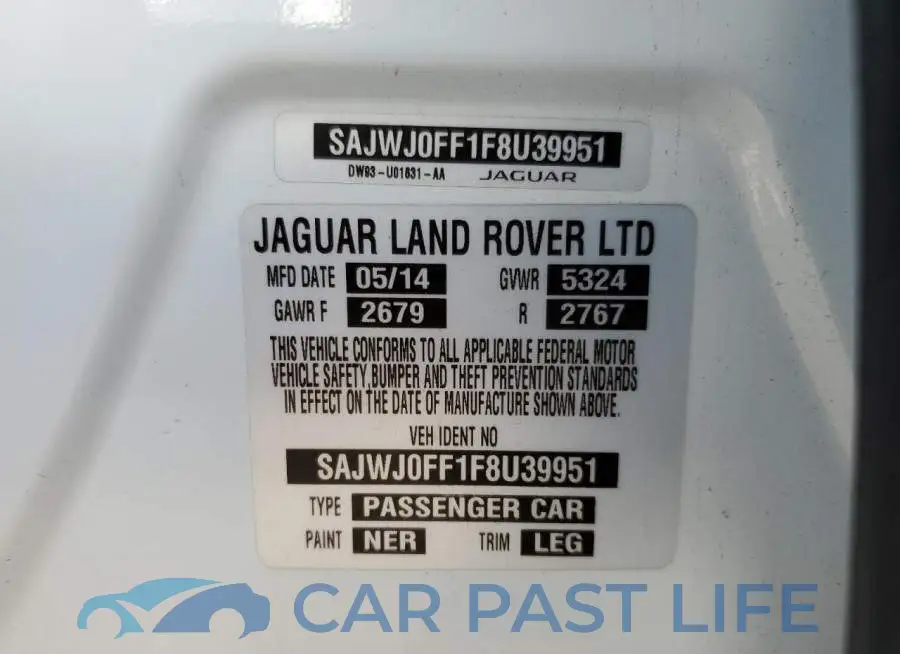 SAJWJ0FF1F8U39951# 12