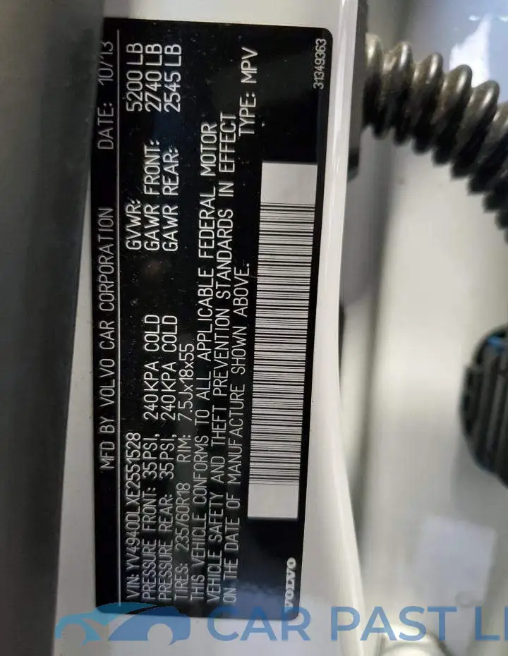 YV4940DLXE2551528# 13