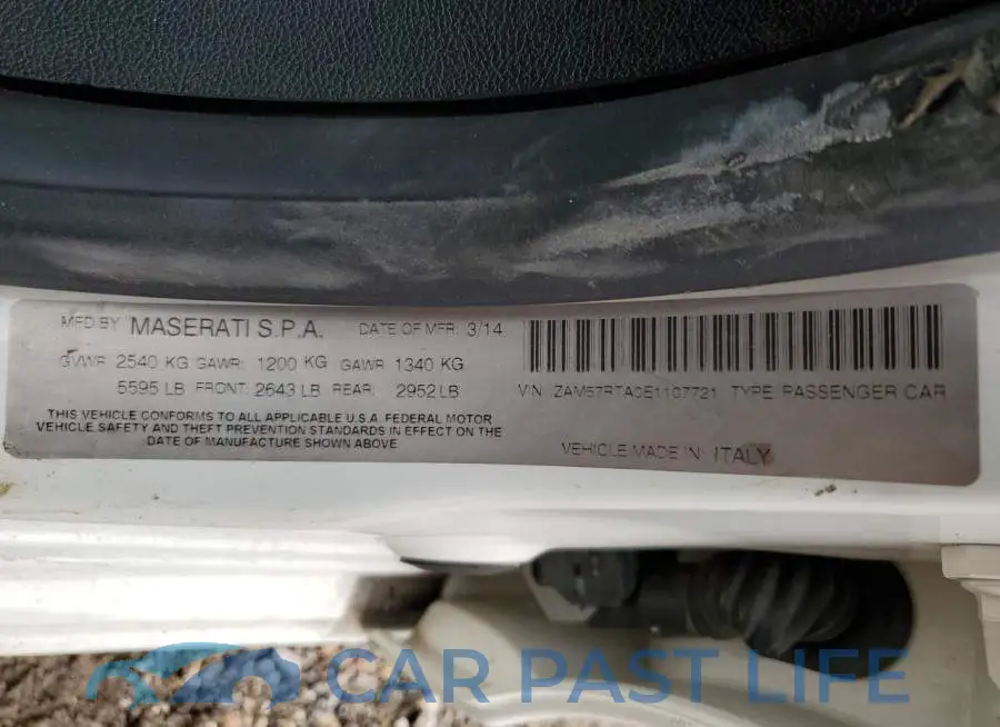 ZAM57RTA0E1107721# 12