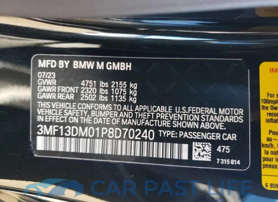 3MF13DM01P8D70240# 13