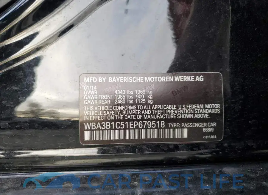 WBA3B1C51EP679518# 12