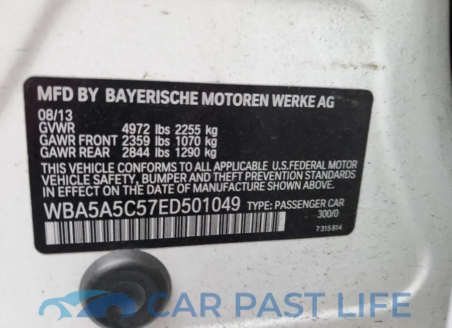 WBA5A5C57ED501049# 12