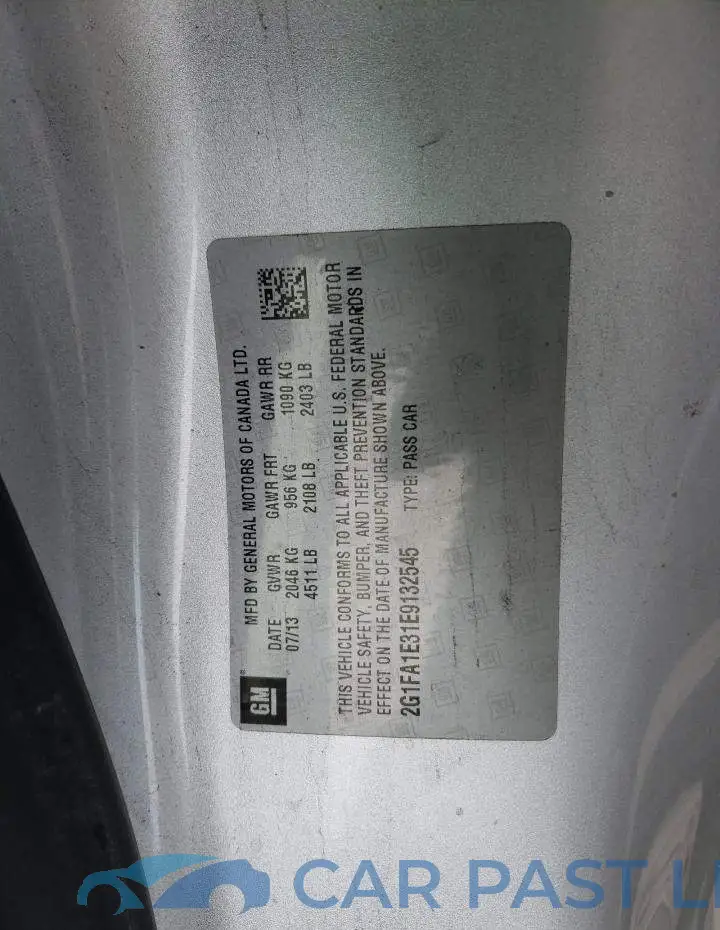 2G1FA1E31E9132545# 12