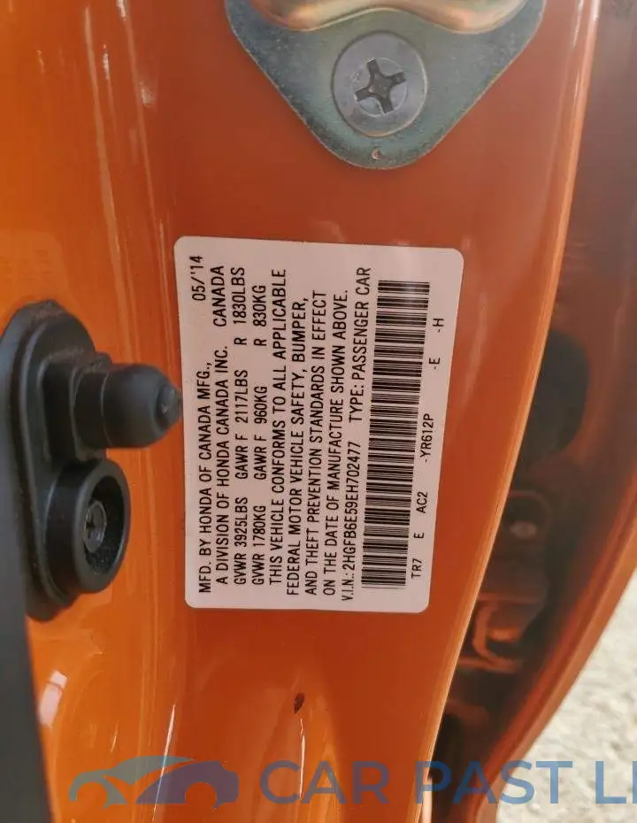2HGFB6E59EH702477# 12