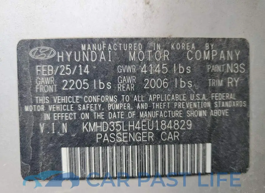 KMHD35LH4EU184829# 13