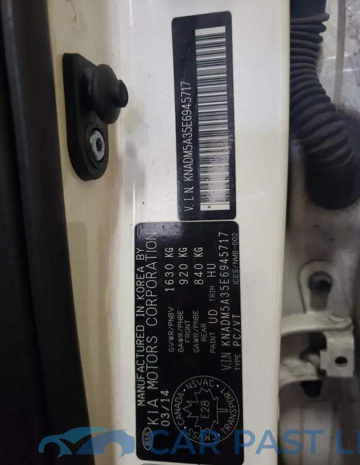 KNADM5A35E6945717# 12