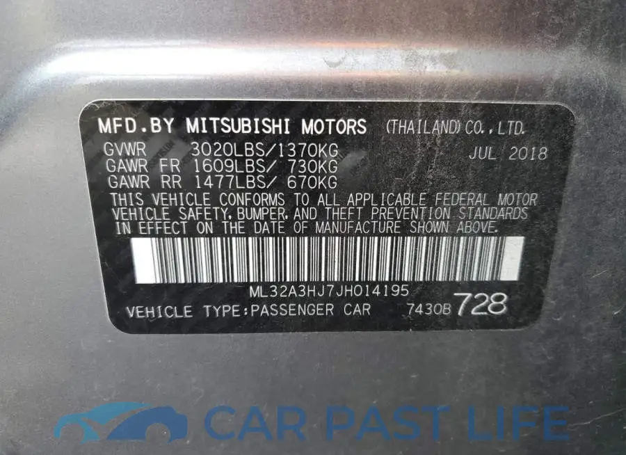 ML32A3HJ7JH014195# 12