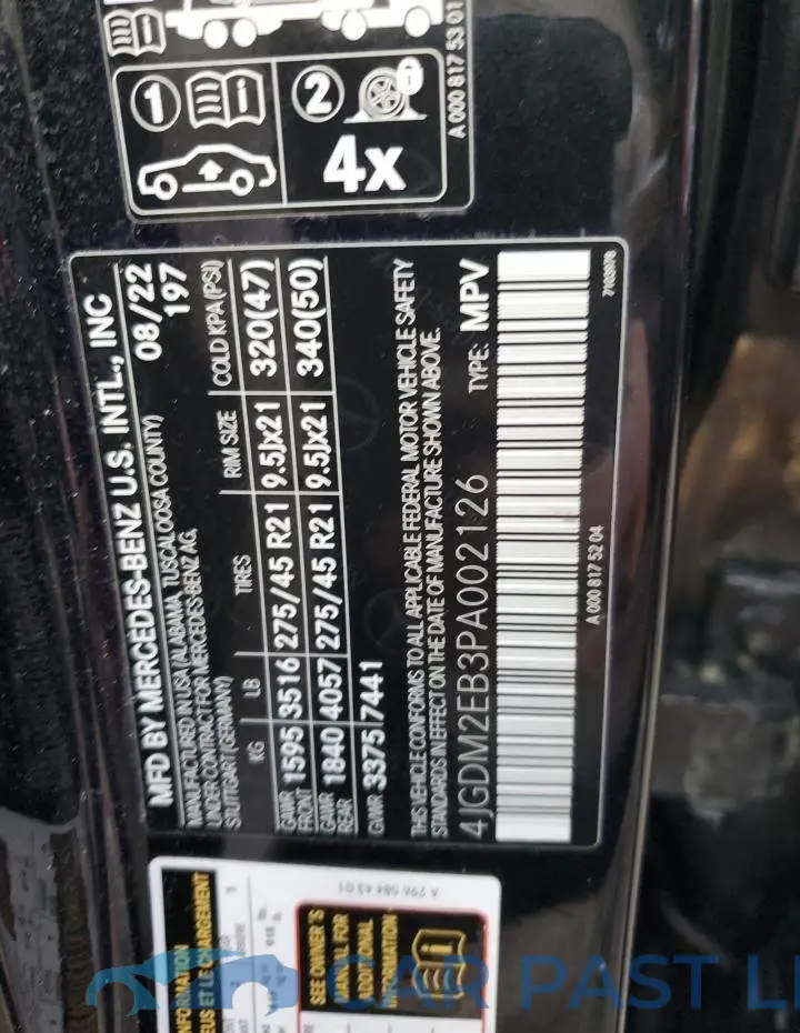 4JGDM2EB3PA002126# 12