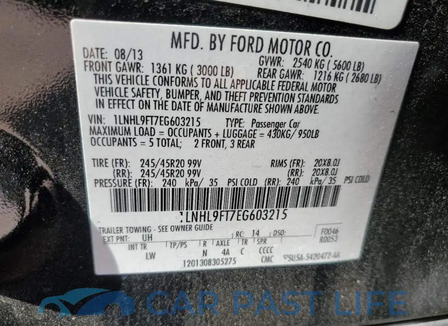 1LNHL9FT7EG603215# 13