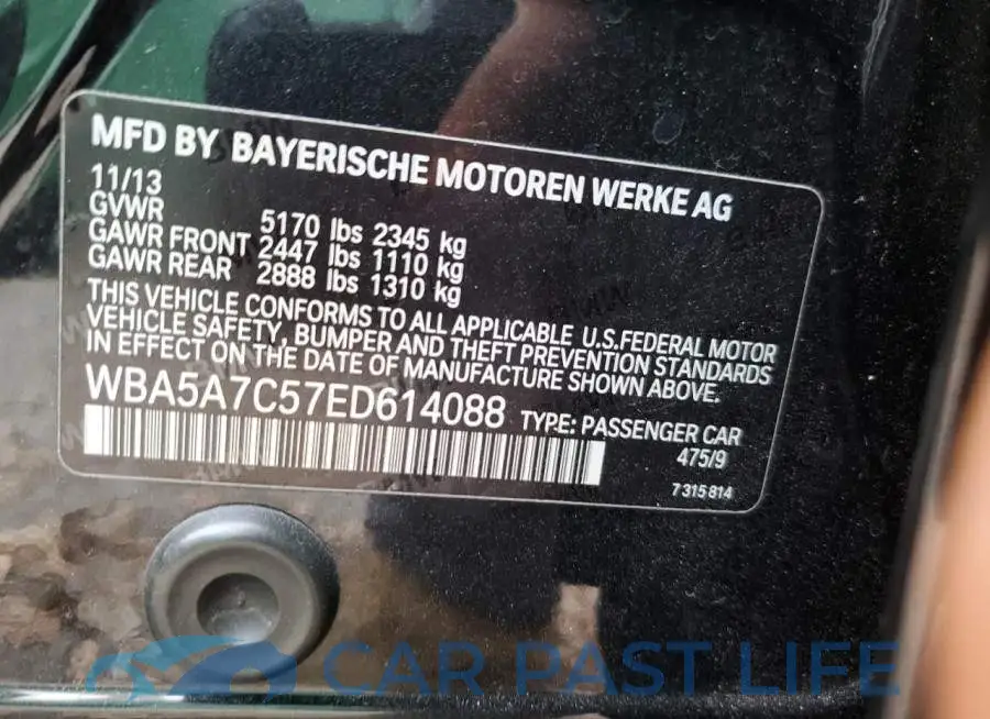 WBA5A7C57ED614088# 12