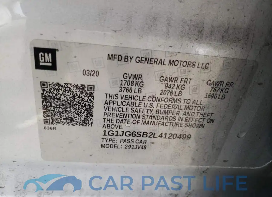 1G1JG6SB2L4120499# 12