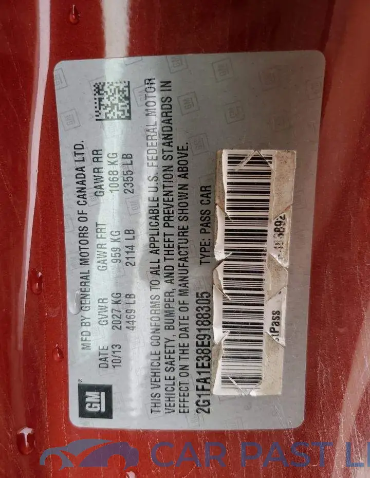 2G1FA1E38E9188305# 12