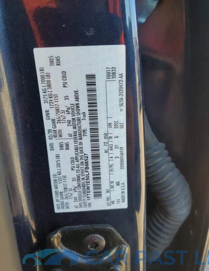 1FTEW1E50LFB68527# 13
