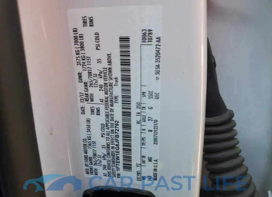 1FTEW1EG8JFB72792# 12