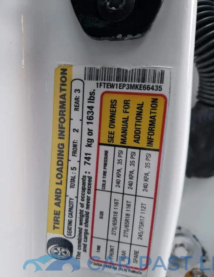 1FTEW1EP3MKE66435# 13