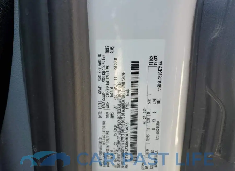 1FTYE1ZM9HKA33675# 13